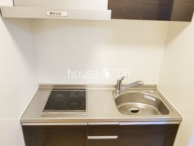 キッチン　2口コンロ付IHクッキングヒーター