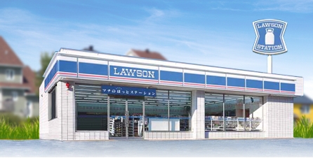 コンビニ　ローソン 博多石城町店（コンビニ）まで675m