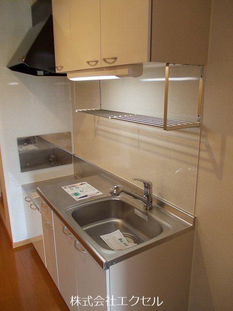 キッチン　お好きなガスコンロを設置できます。