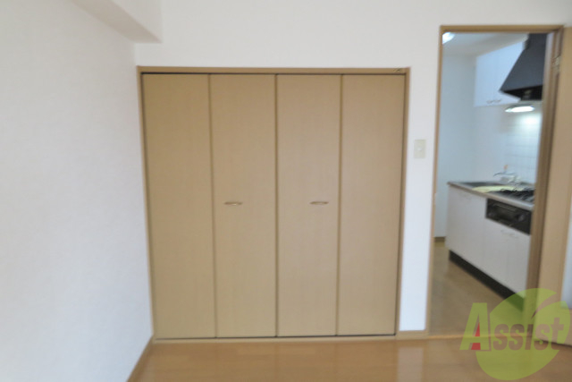 収納　お部屋には、大きめのクローゼットが付いています。