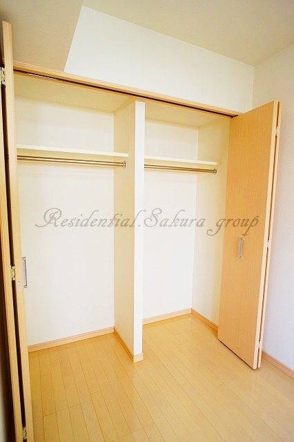 収納　お荷物の多い方でも安心のクローゼット付き♪