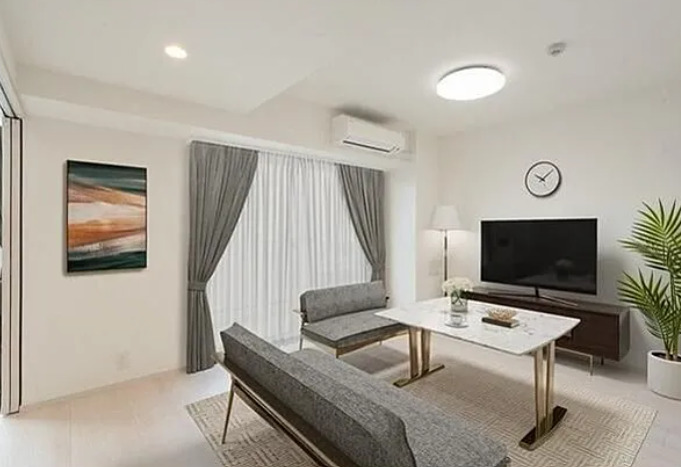 居室・リビング　家具は参考の物になります