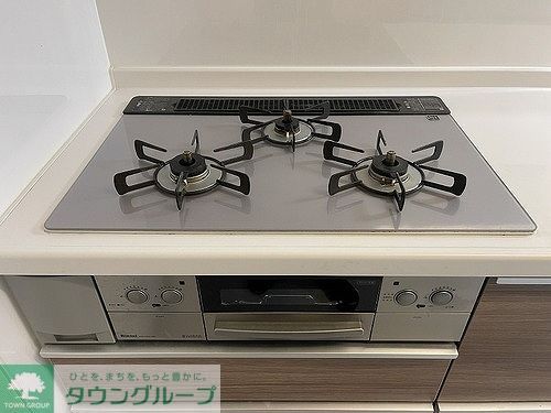 その他設備　ガスコンロ　清掃前