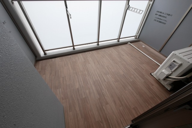 バルコニー　広々としたバルコニーです