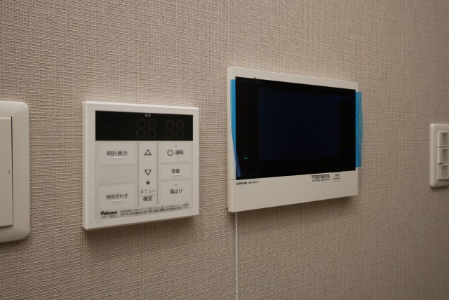 セキュリティ　モニター付きインターホンです