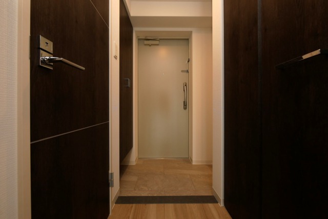 玄関　明るい玄関です