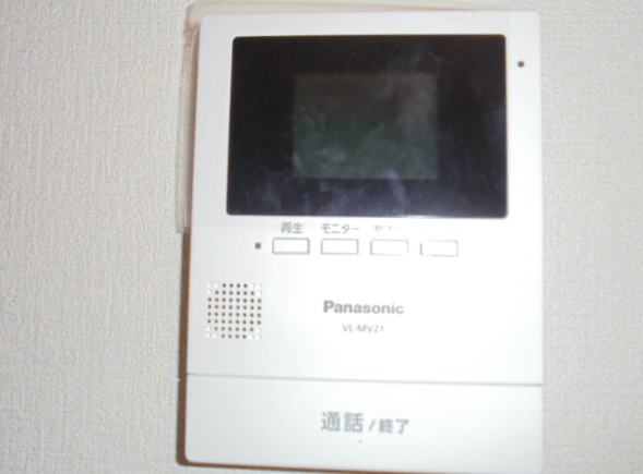セキュリティ　モニタ付きインターホンで安心♪