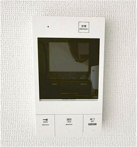セキュリティ　女性の方でも安心のモニター付きインターホン♪※同仕様
