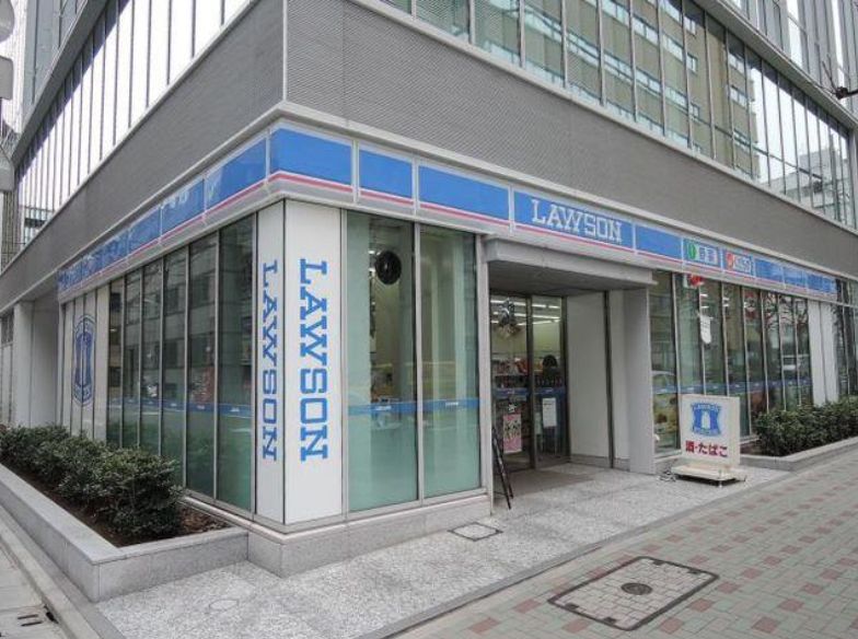 コンビニ　ローソン日本橋蛎殻町店（コンビニ）まで386m