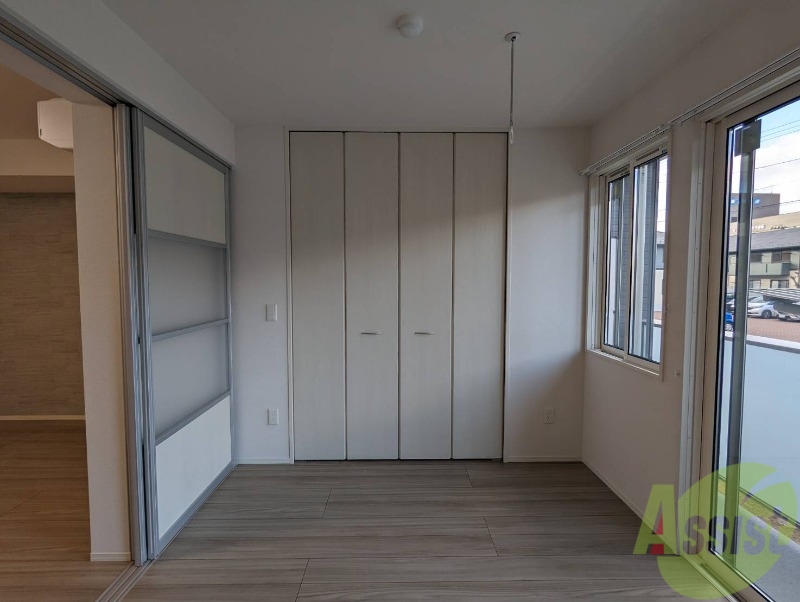 収納　ここに収納があります。収納があると部屋が広く使えます。