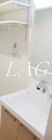 洗面設備　独立洗面台です。