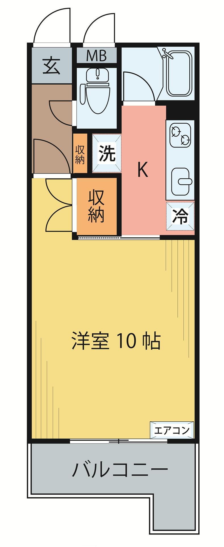 居室・リビング　洋室12帖の広々としたお部屋です