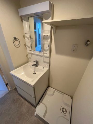 洗面設備　205号室の写真になります