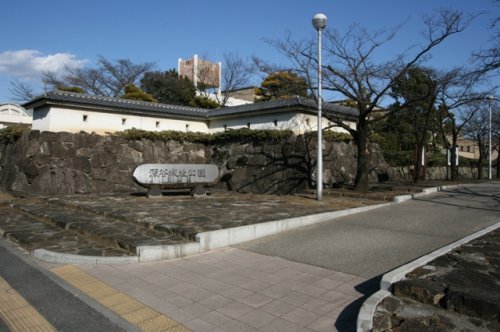 公園　深谷城址公園（公園）まで615m