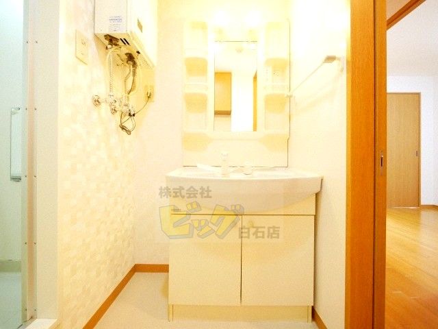 洗面設備　シャンプードレッサー付きです♪