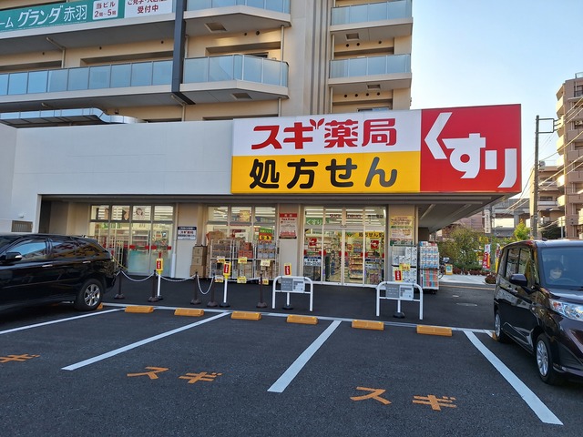 ドラックストア　スギ薬局赤羽南店（ドラッグストア）まで977m