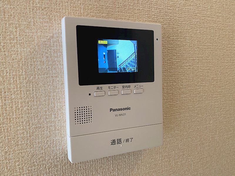 セキュリティ　来客時も安心のTVモニターホン