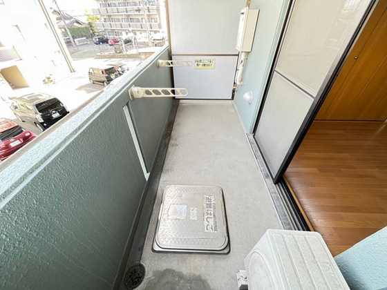 バルコニー　※別部屋の写真です