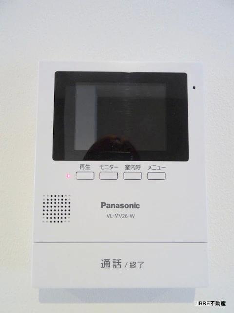 セキュリティ　モニター付きインターホン