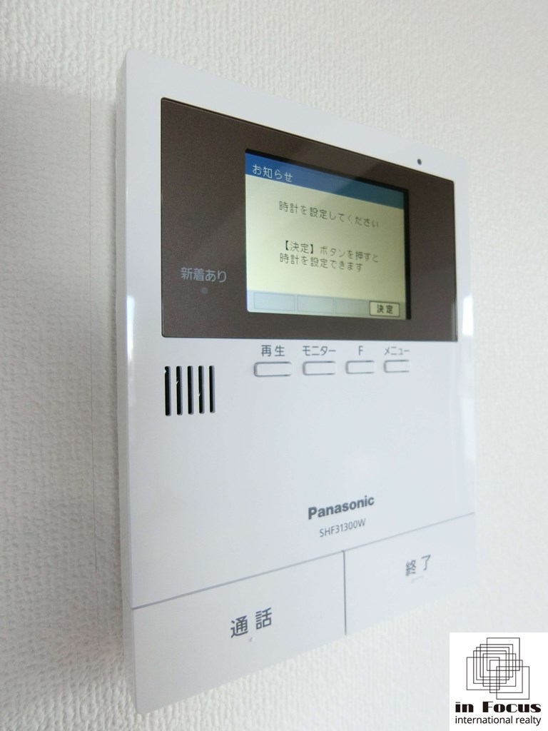 セキュリティ　来客の顔が見える安心のTVモニターホン