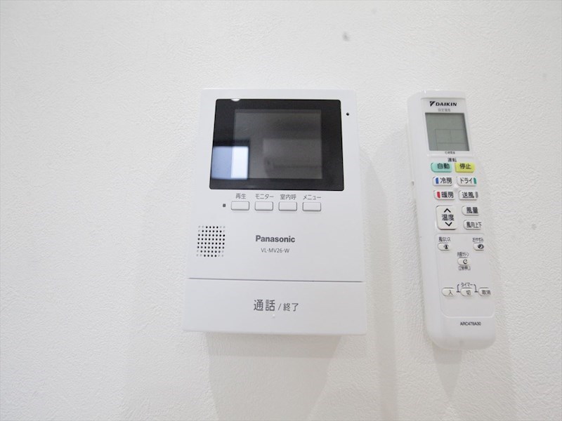 セキュリティ　ＴＶモニター付インターホン　同仕様写真