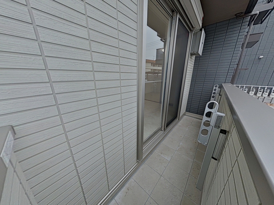 バルコニー　※別部屋の写真です