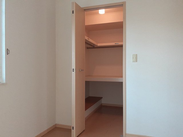 収納　たっぷりとした収納スペースです