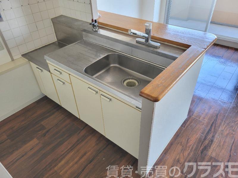 キッチン　ガスコンロ設置可♪