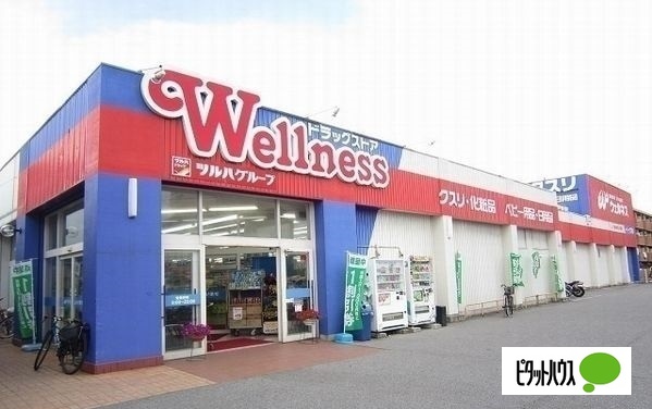 ドラックストア　ドラッグストアウェルネス川津店（ドラッグストア）まで1250m