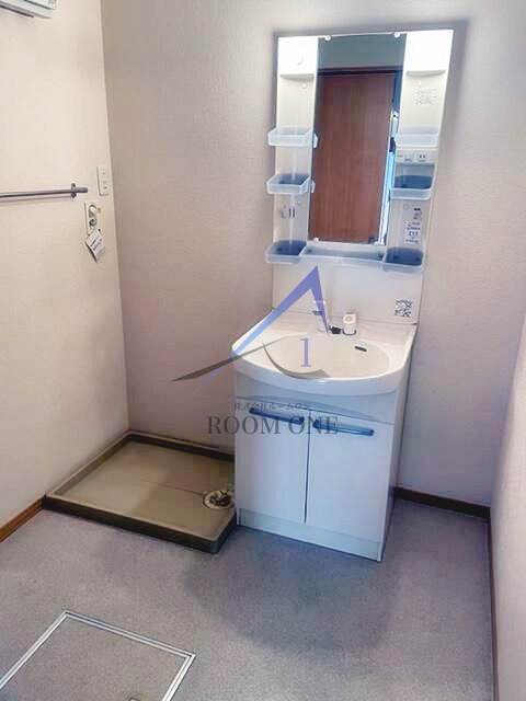 洗面設備　洗面台です。