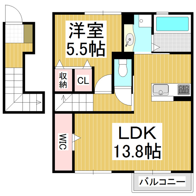 La・Monte横山の間取り写真