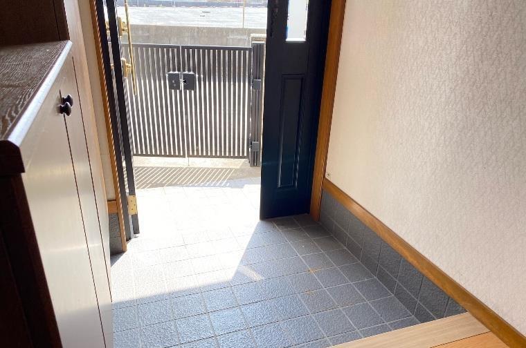 玄関　ゆったりとした玄関です