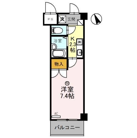 レイクヴュー堅田の間取り写真