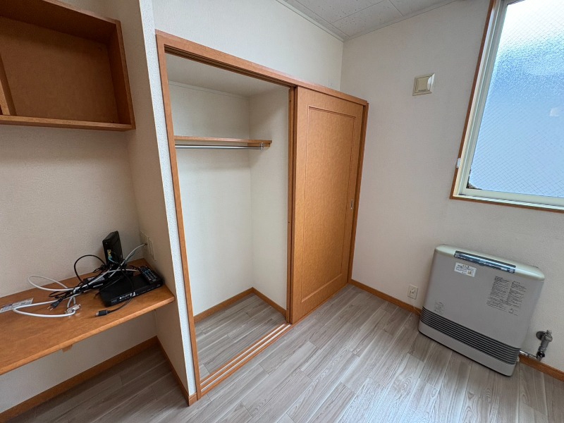 収納　クローゼット。荷物がたくさんあっても問題ないですね。