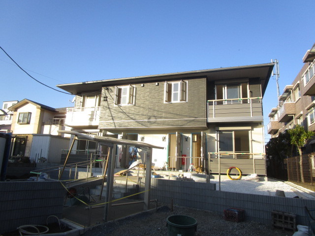 建物外観　新築施工時