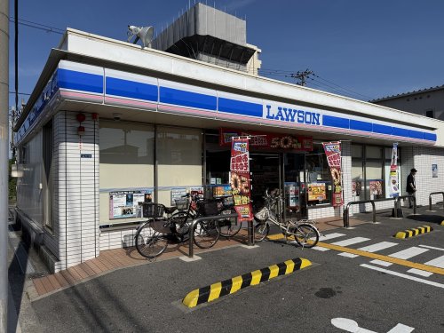 コンビニ　ローソン　矢田一丁目店（コンビニ）まで431m
