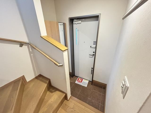 柏市十余二戸建の玄関写真