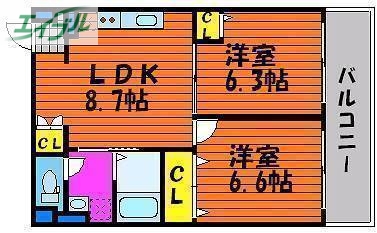 Precious-Kの間取り写真