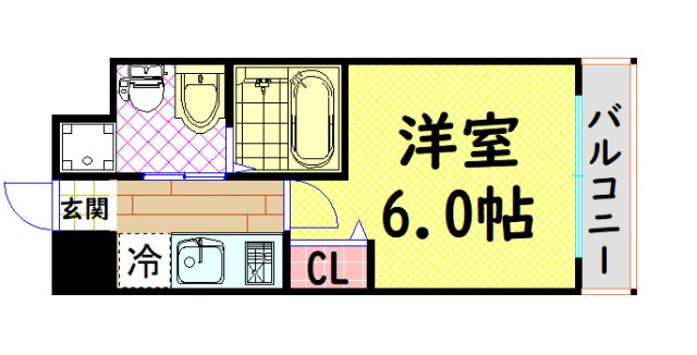 インザライフ大正RESIDENCEの間取り写真