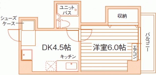 グレイス岡山の間取り写真