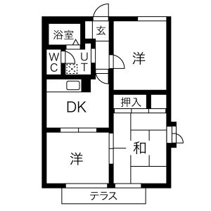 ラフォーレ柊の間取り写真