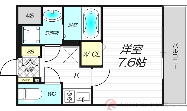 プライマル新大阪の間取り写真