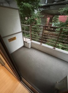 バルコニー　落ち着いた時間を過ごせるバルコニーです