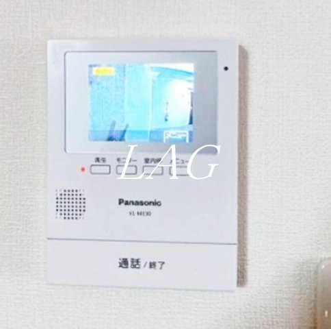 セキュリティ　モニター付きインターフォンです。