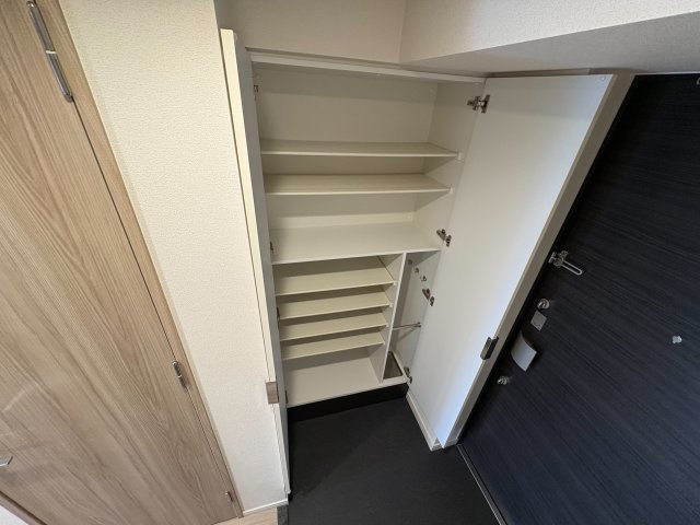収納　大きなスペースがあり、収納には困りません