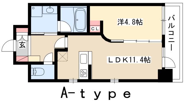 GK fan レジデンスの間取り写真