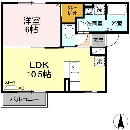 プランドール根城の間取り写真