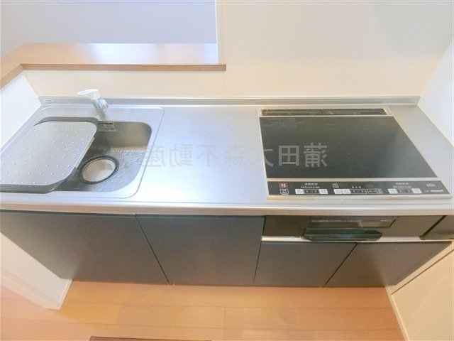 キッチン　3口IHグリル付システムキッチン