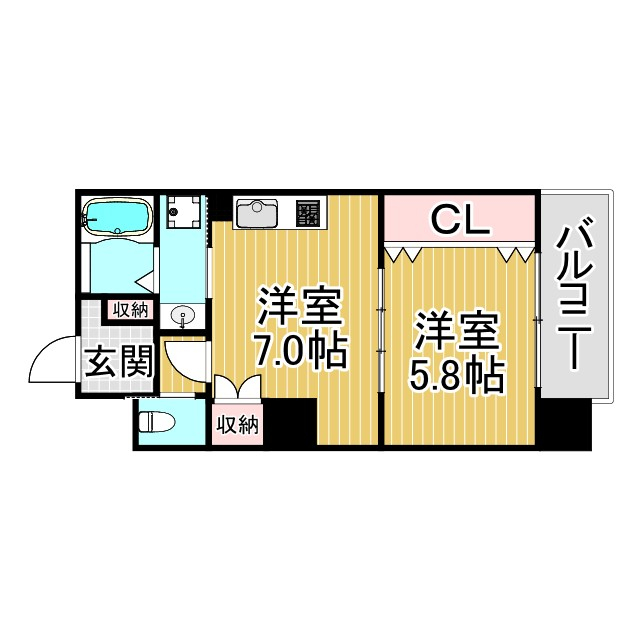 メインステージ甲子園口の間取り写真