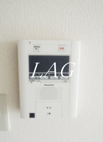 セキュリティ　モニター付きインターフォンです。